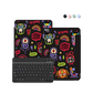 iPad / Android Tab Wireless Keyboard Flipcover - Baby Monster