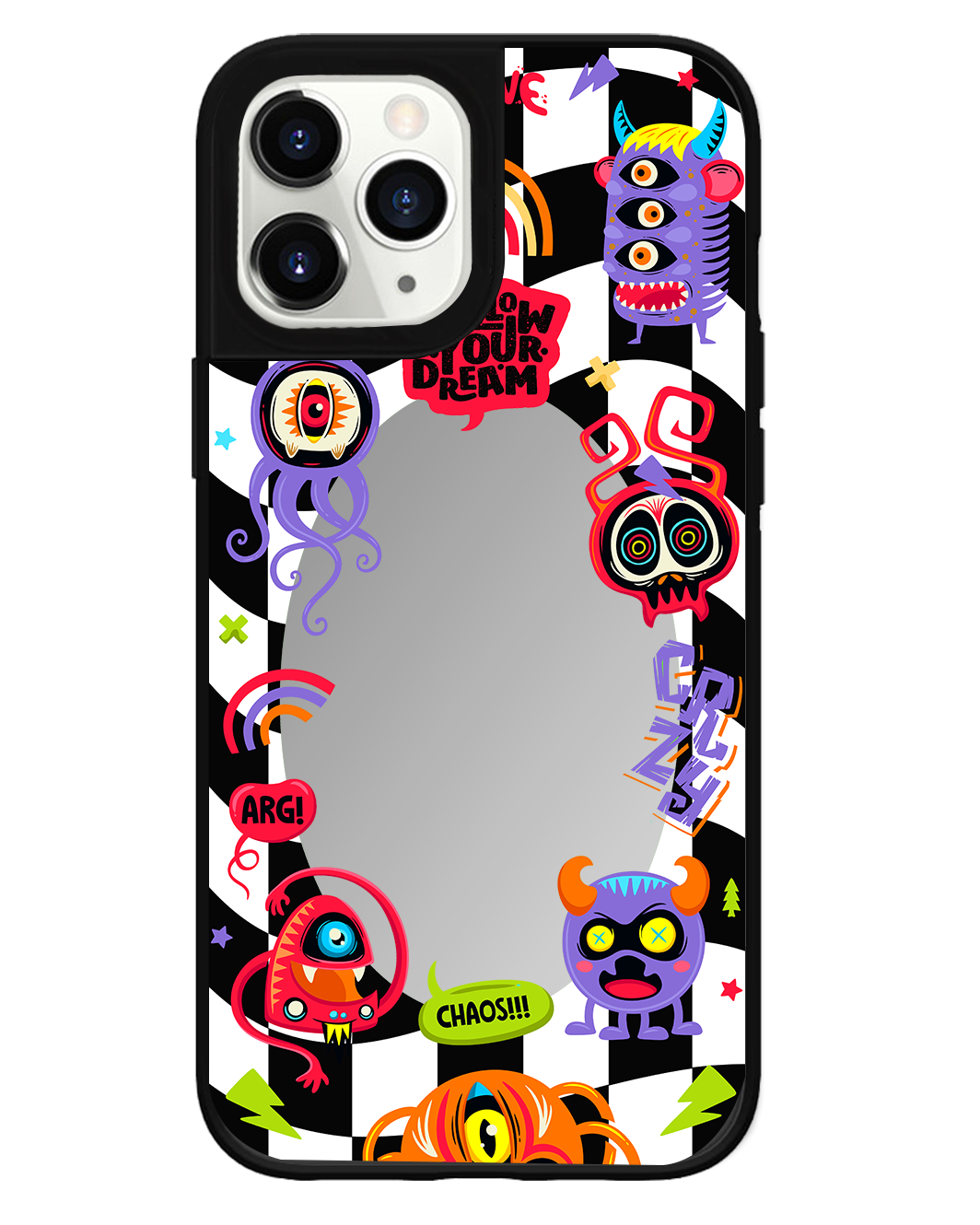 iPhone Mirror Grip Case - Baby Monster