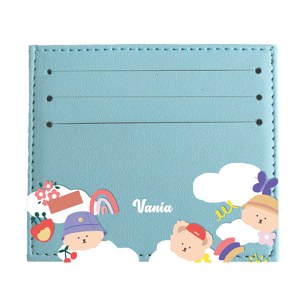 6 Slots Card Holder - Bear In Style