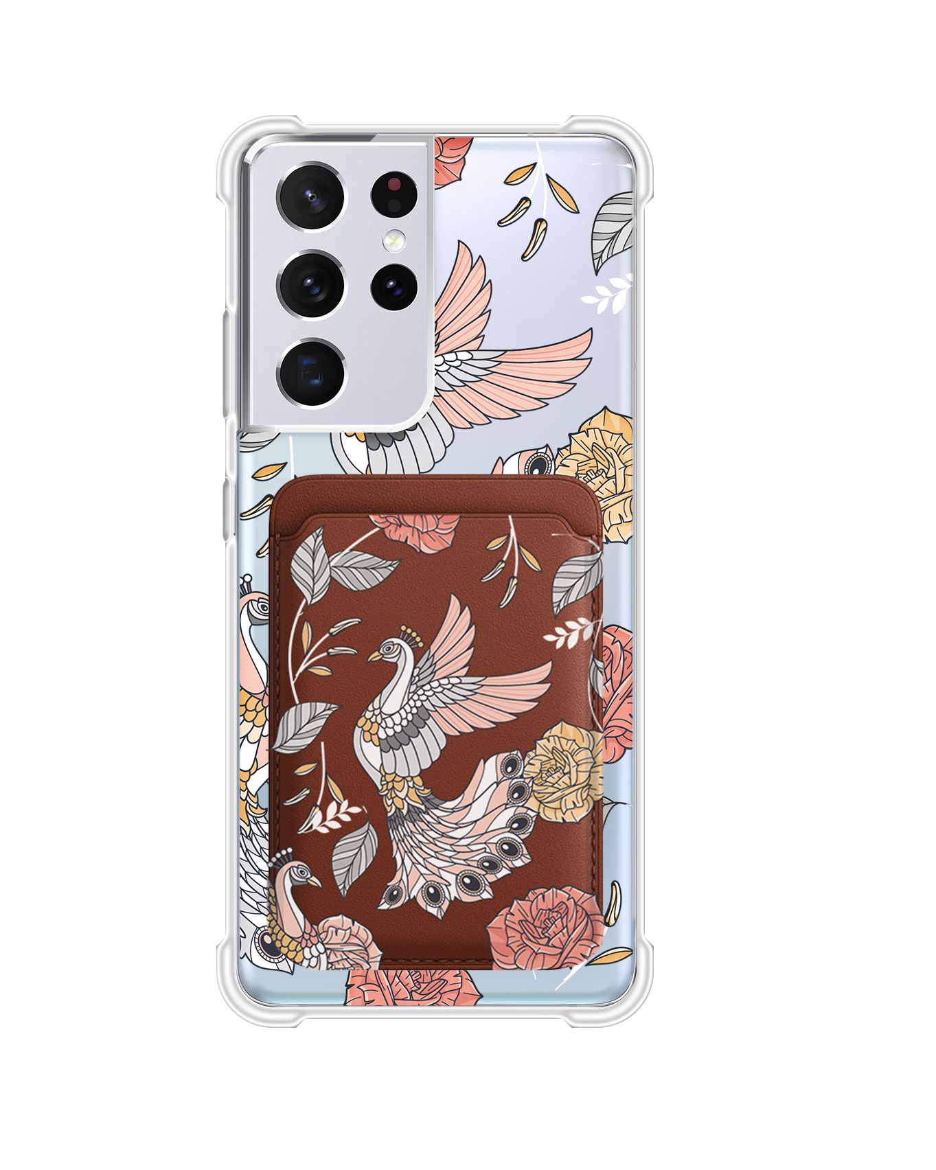 Android Magnetic Wallet Case - Bird of Paradise 1.0