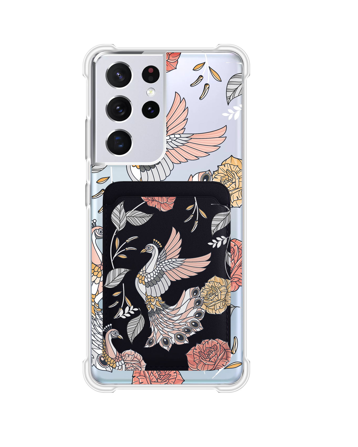 Android Magnetic Wallet Case - Bird of Paradise 1.0