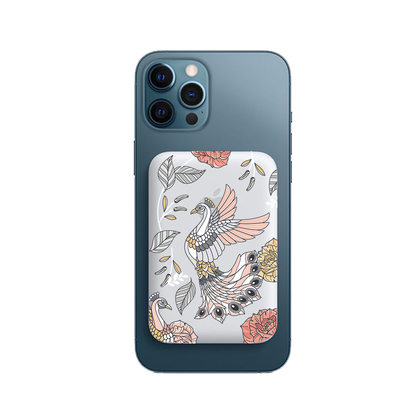 Magnetic Wireless Powerbank - Bird of Paradise 1.0
