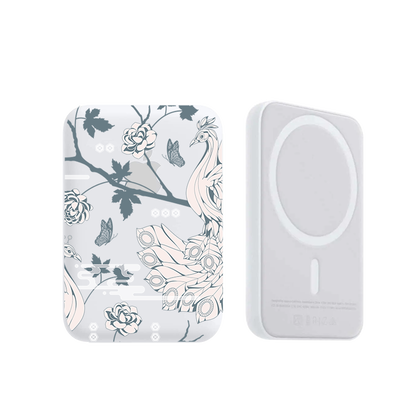 Magnetic Wireless Powerbank - Bird of Paradise 2.0