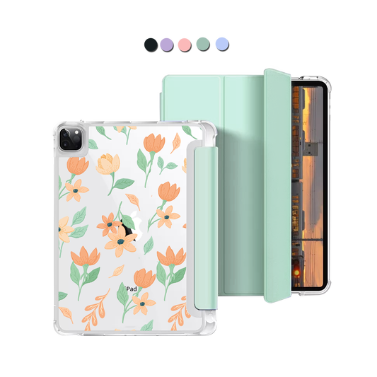 iPad Macaron Flip Cover - Birth Flower 4.0