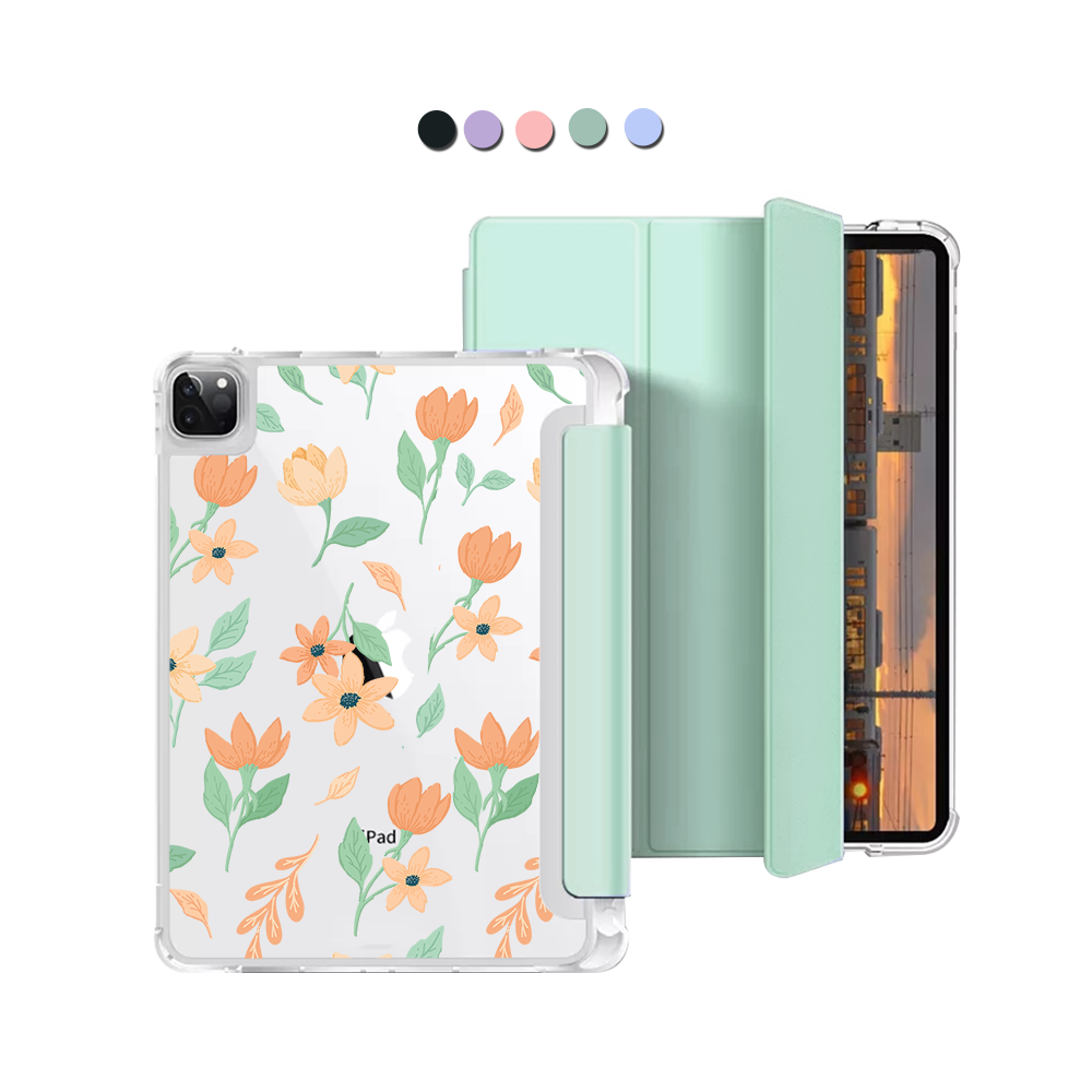 iPad Macaron Flip Cover - Birth Flower 4.0
