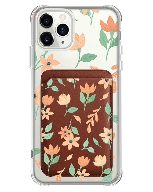 iPhone Magnetic Wallet Case - Birth Flower