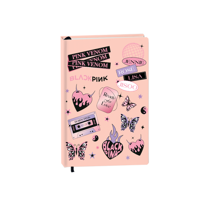 Hardcover Bookpaper Journal - Blackpink Born Pink (with Elastic Band & Bookmark)