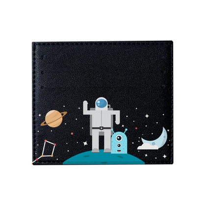 6 Slots Card Holder - Blue Alien