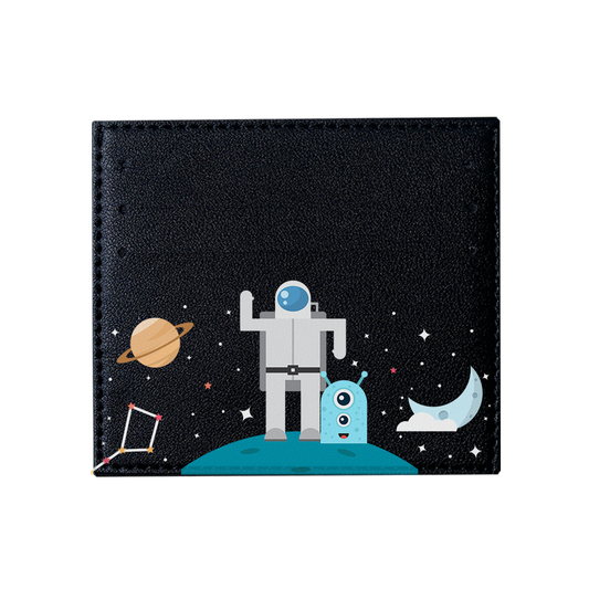 6 Slots Card Holder - Blue Alien