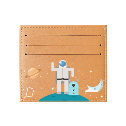6 Slots Card Holder - Blue Alien