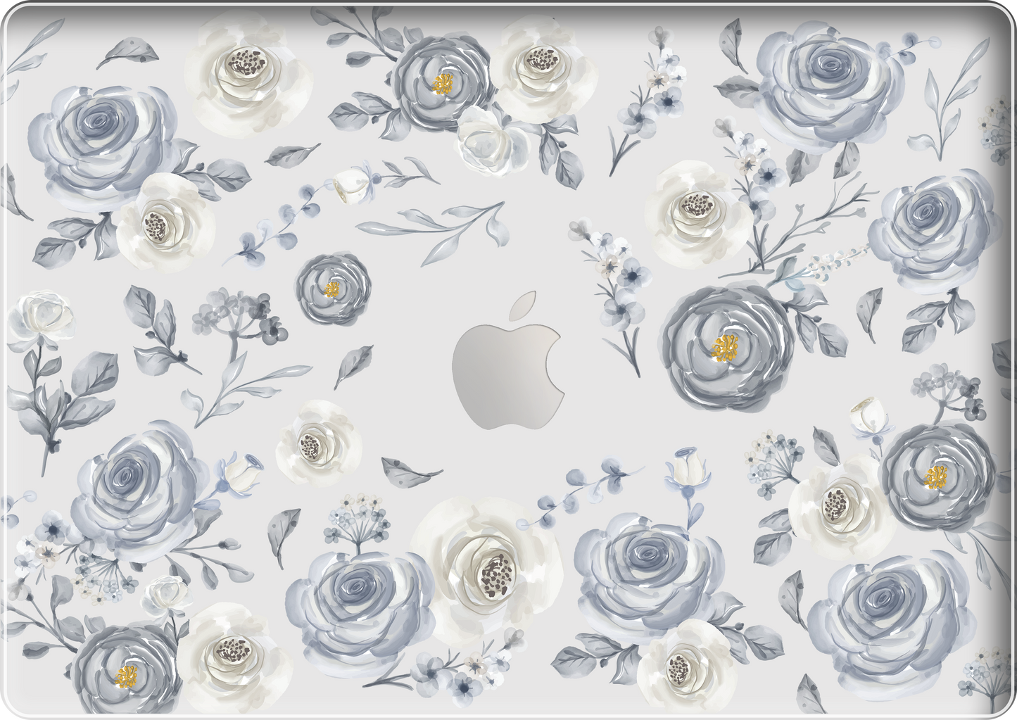 MacBook Snap Case - Blue Rose