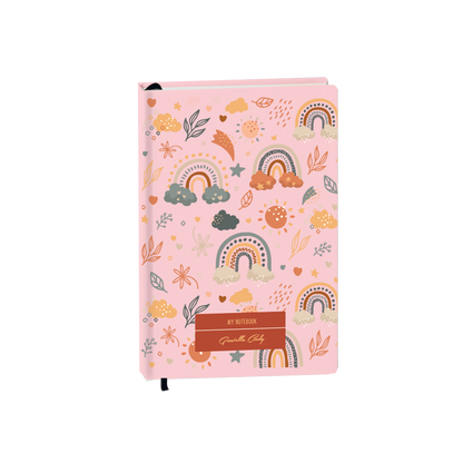 Hardcover Bookpaper Journal - Boho 2.0 (with Elastic Band & Bookmark)