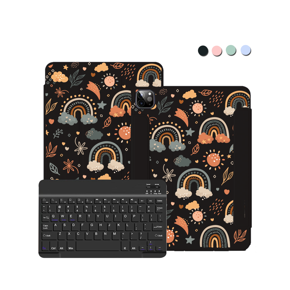 iPad / Android Tab Wireless Keyboard Flipcover - Boho 2.0