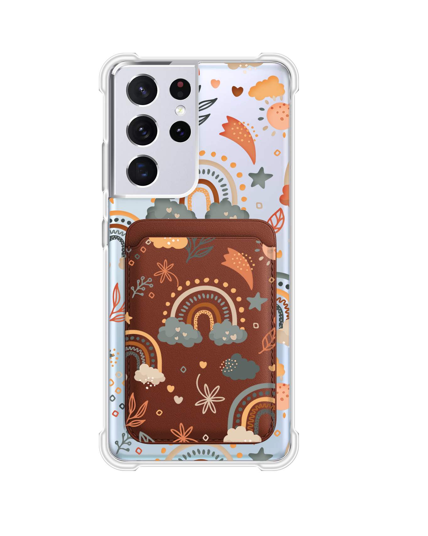 Android Magnetic Wallet Case - Boho 2.0