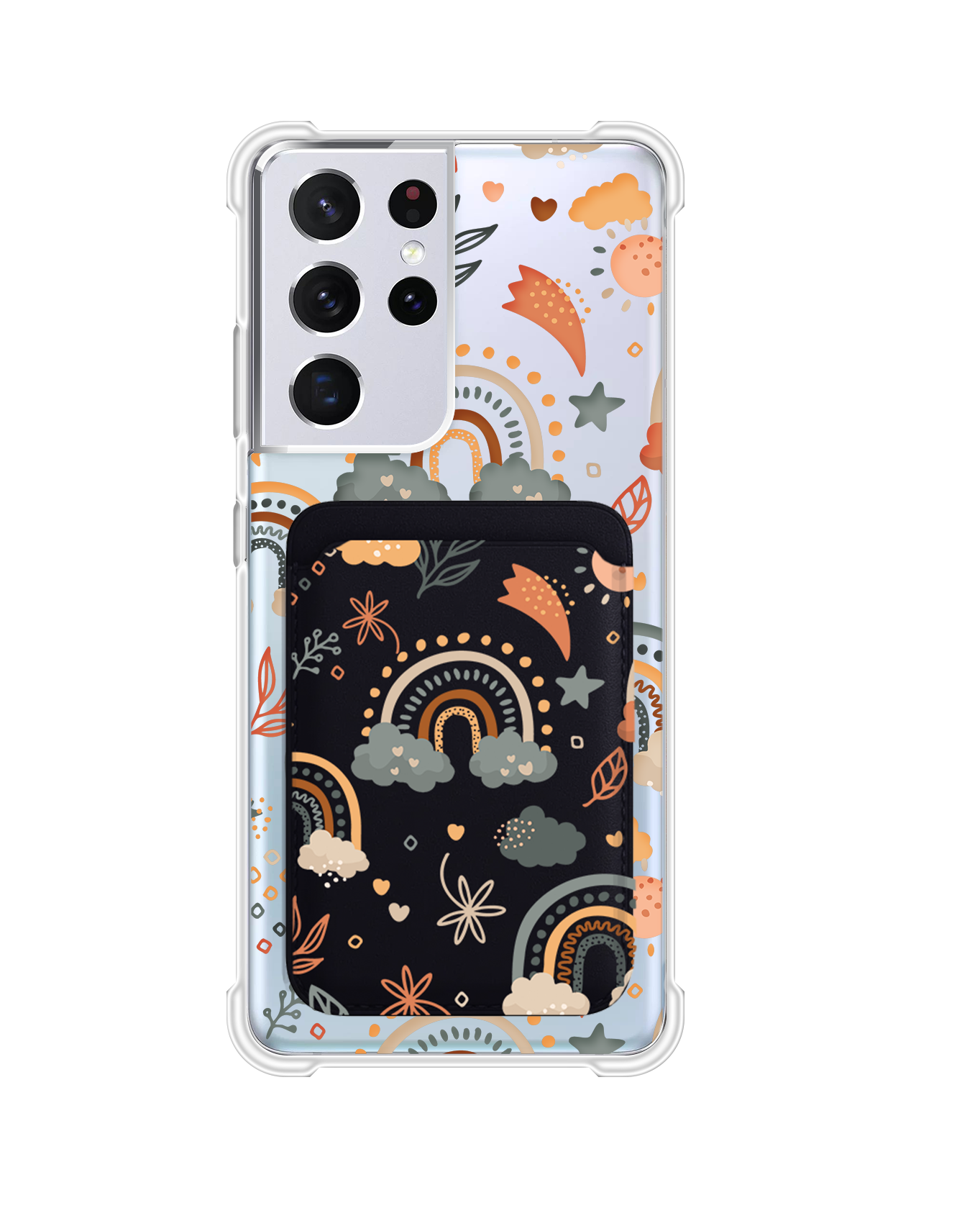 Android Magnetic Wallet Case - Boho 2.0