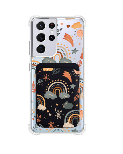 Android Magnetic Wallet Case - Boho 2.0