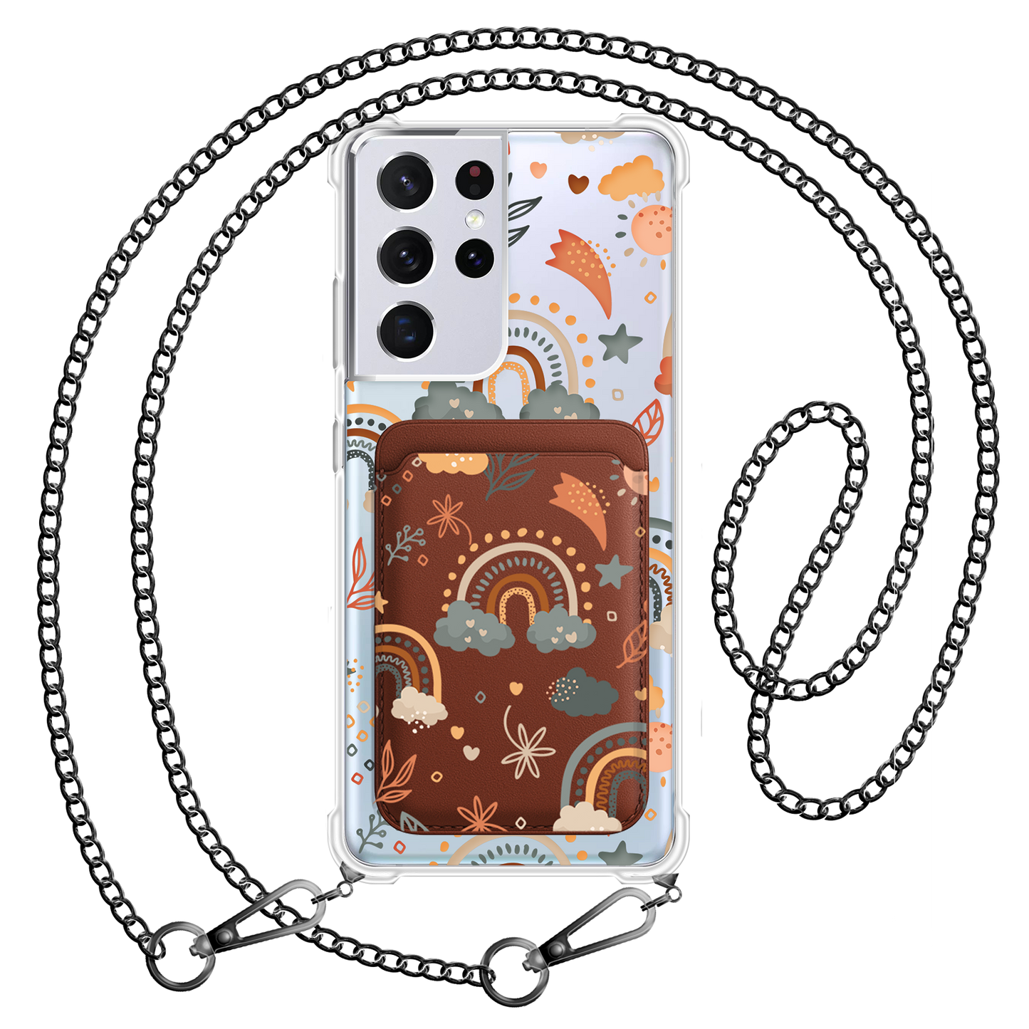 Android Magnetic Wallet Case - Boho 2.0