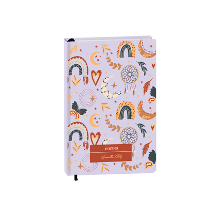 Hardcover Bookpaper Journal - Boho 3.0 (with Elastic Band & Bookmark)