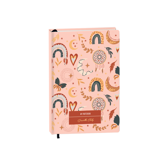 Hardcover Bookpaper Journal - Boho 3.0 (with Elastic Band & Bookmark)