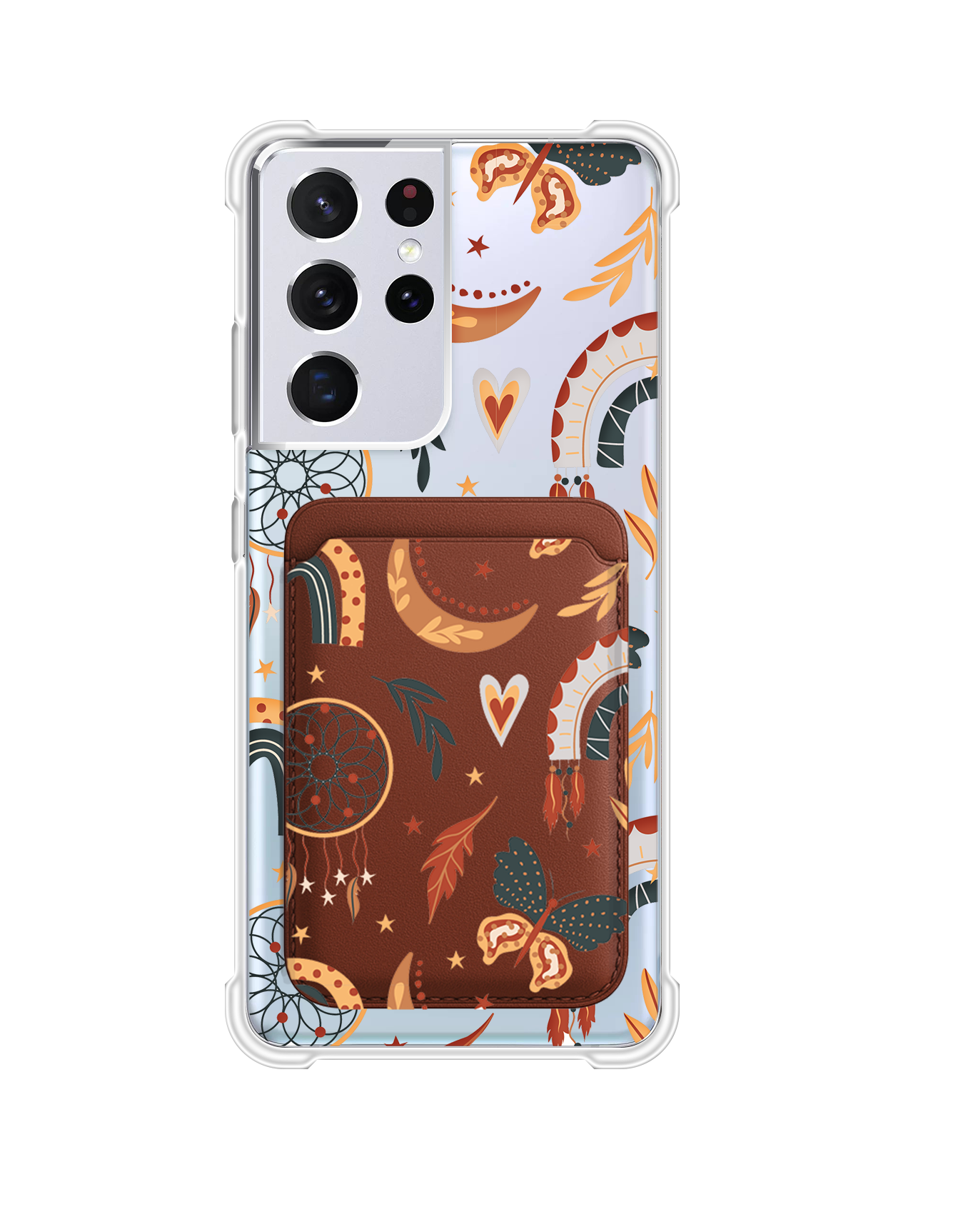 Android Magnetic Wallet Case - Boho 3.0
