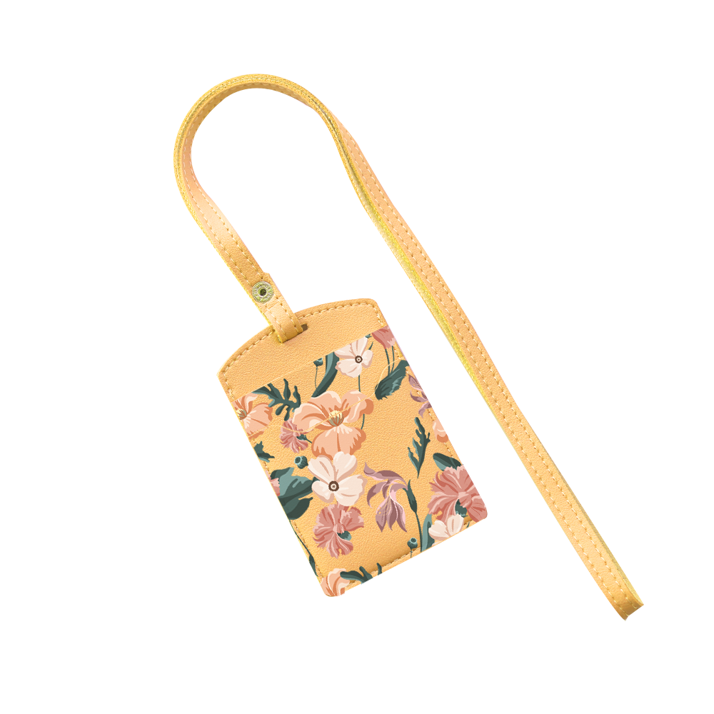 Vegan Leather Lanyard - Botanical Garden 1.0