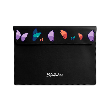 Vegan Leather Sleeve - Butterfly