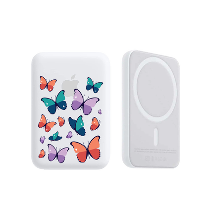 Magnetic Wireless Powerbank - Butterfly