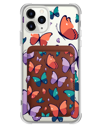 iPhone Magnetic Wallet Case - Butterfly