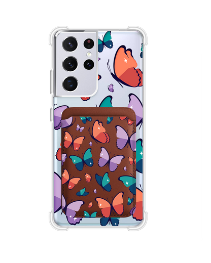 Android Magnetic Wallet Case - Butterfly