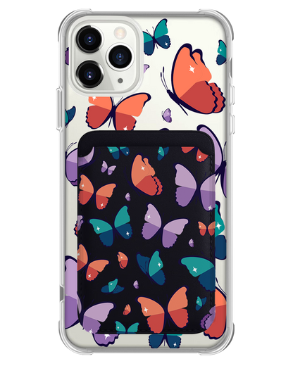 iPhone Magnetic Wallet Case - Butterfly