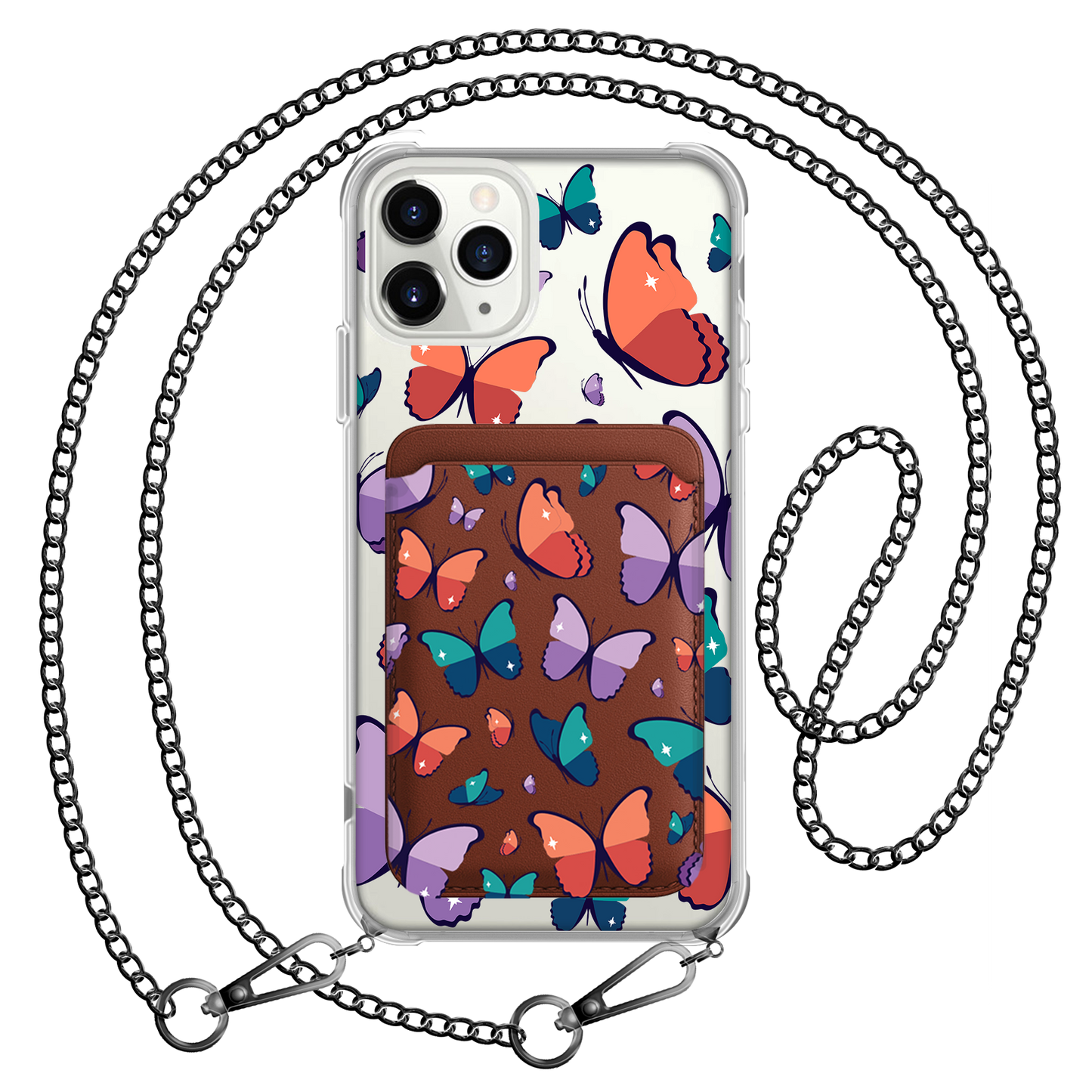 iPhone Magnetic Wallet Case - Butterfly