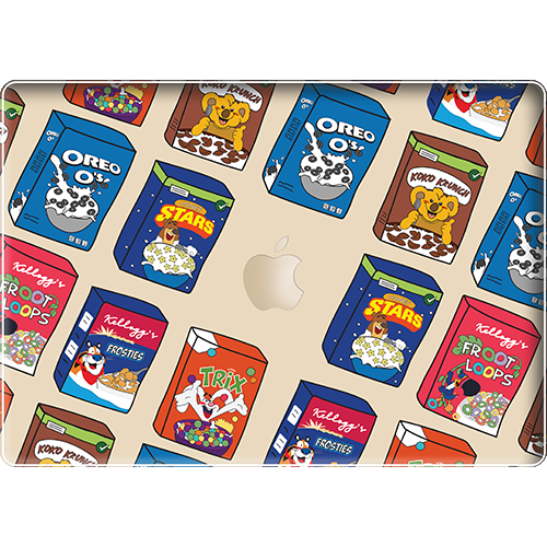 Macbook Snap Case - Cereal Boxes