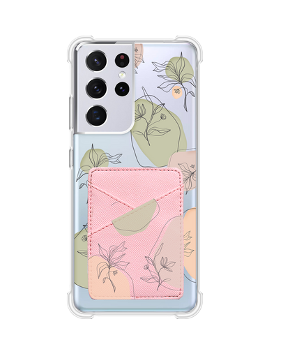 Android Phone Wallet Case - Sketchy Flower 1.0