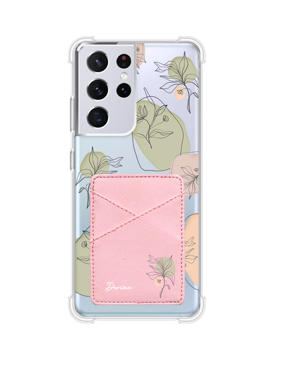 Android Phone Wallet Case - Sketchy Flower 3.0