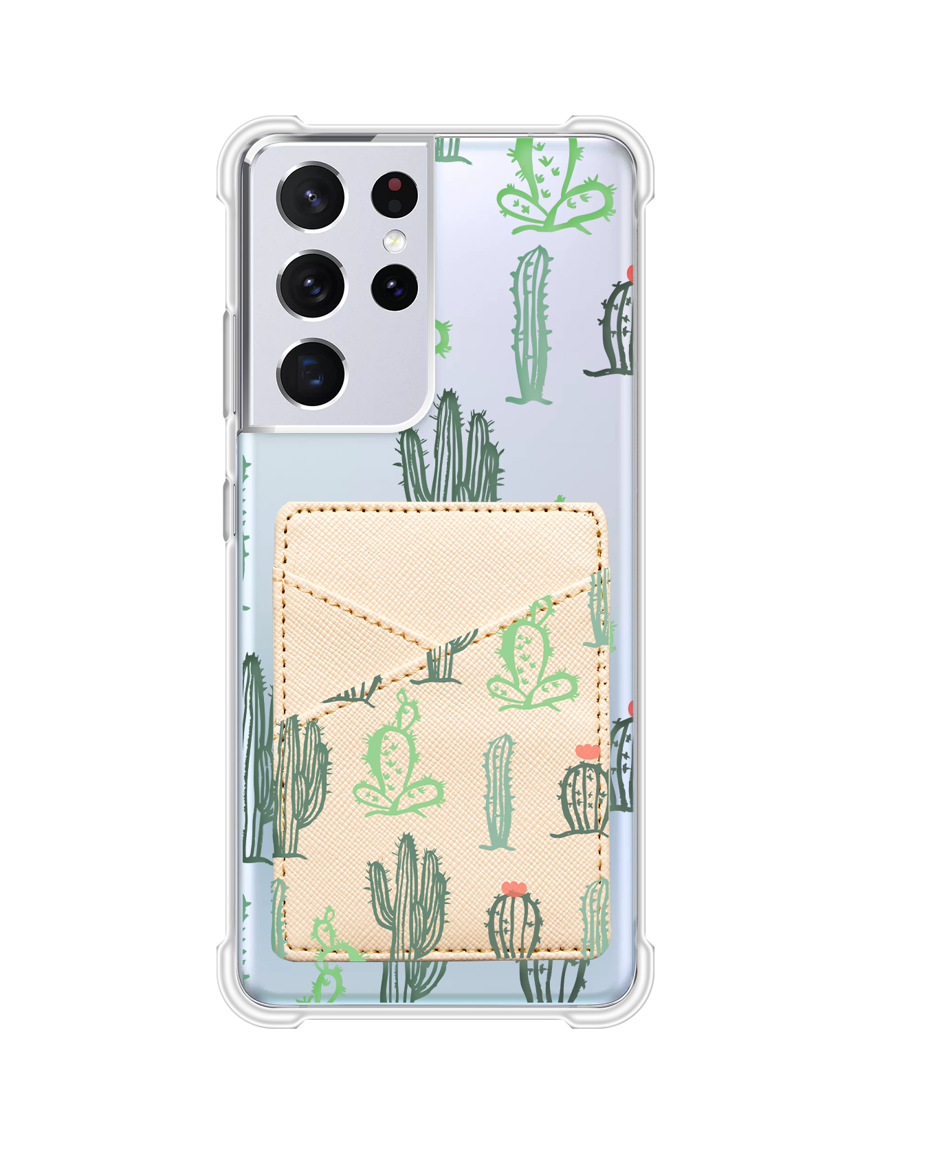 Android Phone Wallet Case - Cactus