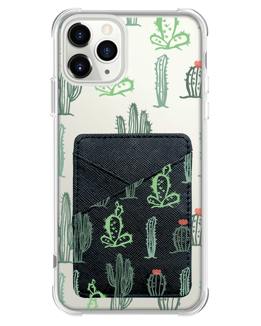 iPhone Phone Wallet Case - Cactus