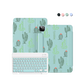iPad / Android Tab Wireless Keyboard Flipcover - Cactus