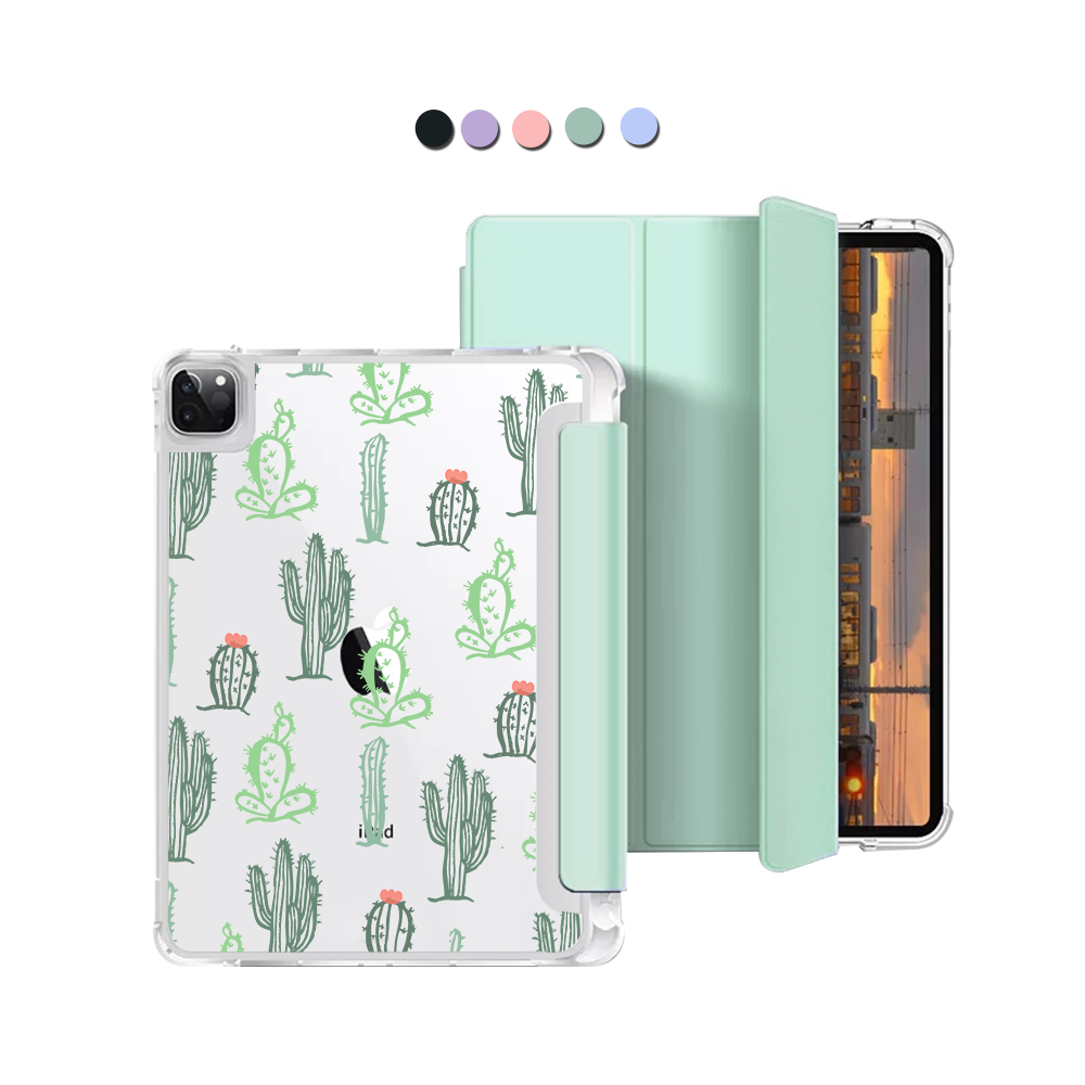 iPad Macaron Flip Cover - Cactus