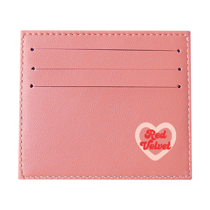 6 Slots Card Holder - Red Velvet