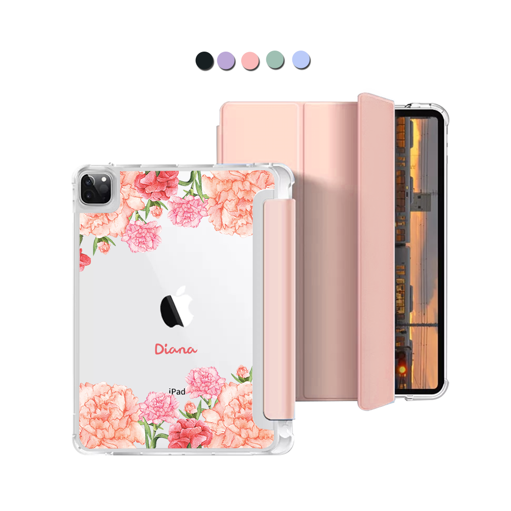 iPad Macaron Flip Cover - Carnation