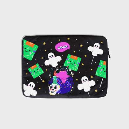 Universal Laptop Pouch - Cat Monster