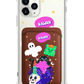 iPhone Magnetic Wallet Case - Cat Monster