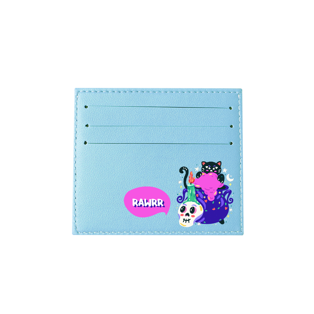 6 Slots Card Holder - Cat Monster