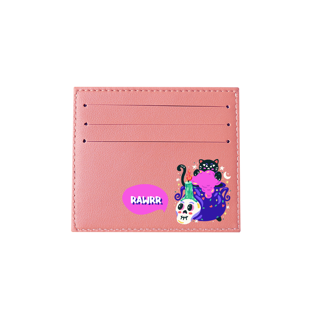 6 Slots Card Holder - Cat Monster