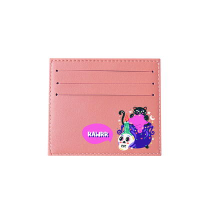 6 Slots Card Holder - Cat Monster