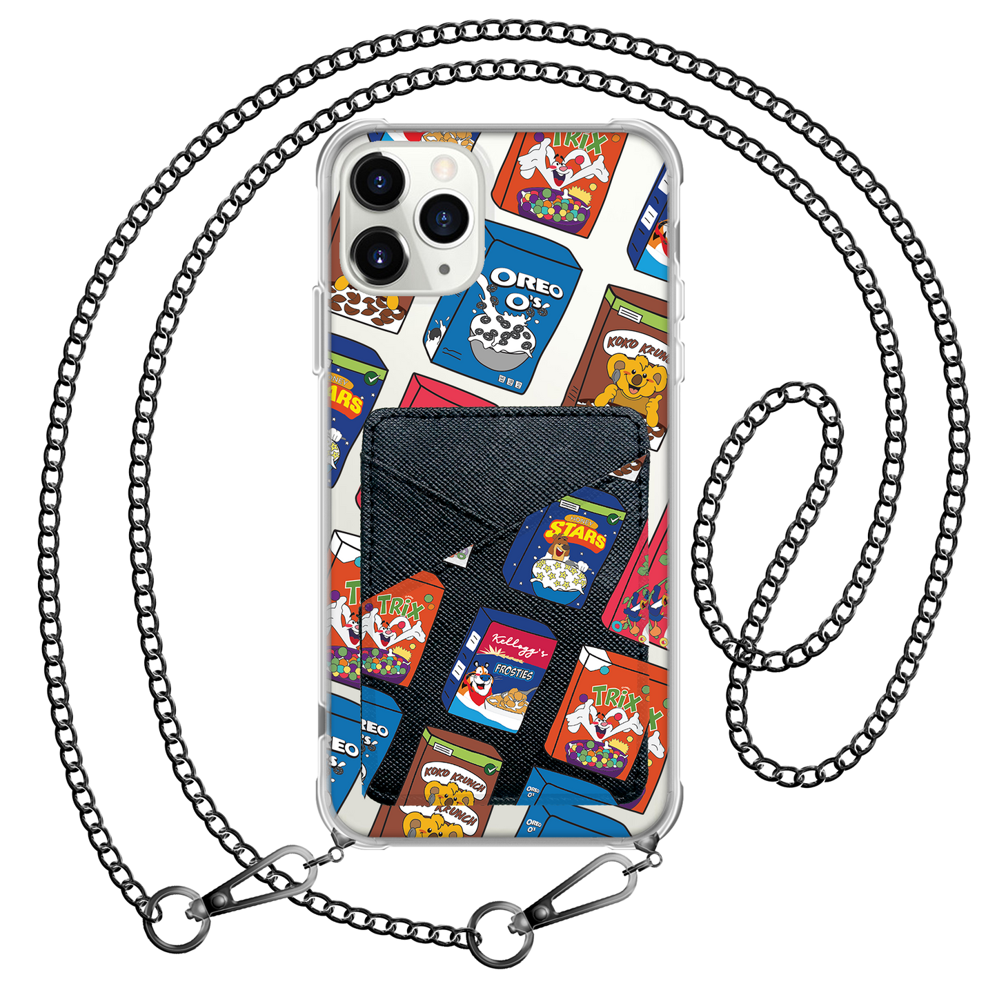 iPhone Phone Wallet Case - Cereal Boxes