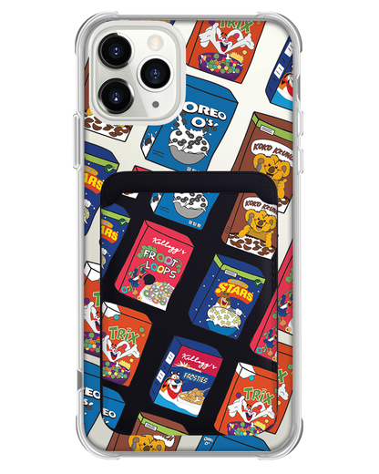 iPhone Magnetic Wallet Case - Cereal Boxes