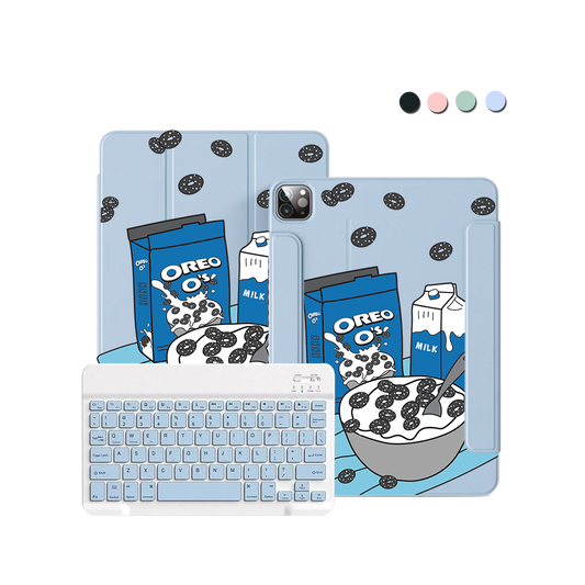 iPad / Android Tab Wireless Keyboard Flipcover - Cereal-O