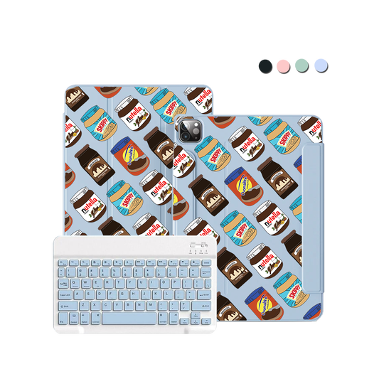 iPad Wireless Keyboard Flipcover - Choco Spread