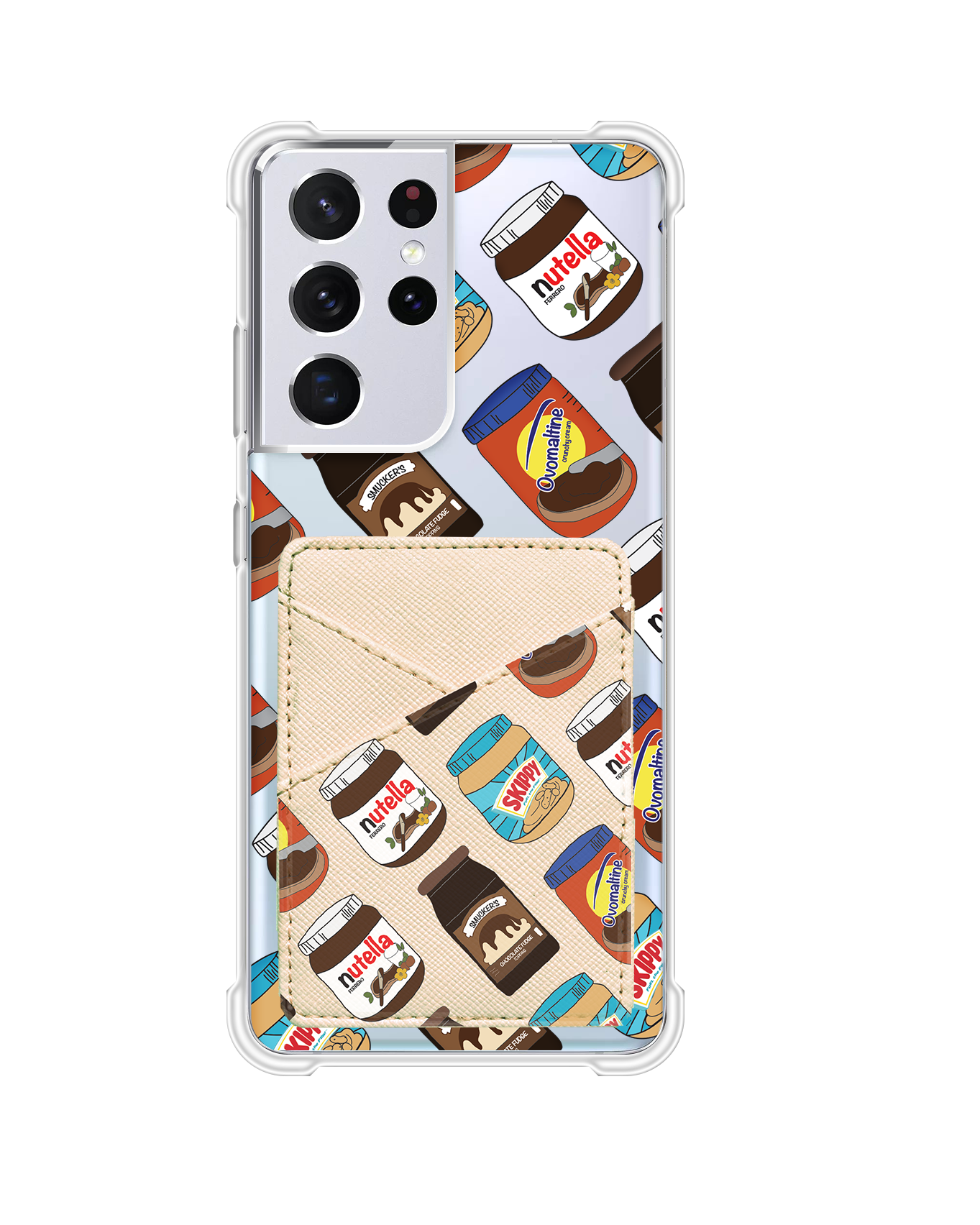 Android Phone Wallet Case - Choco Spread